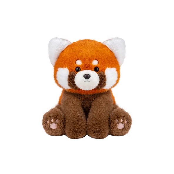 Kızıl Panda Peluş Oyuncak - Oturan - 23cm - 6