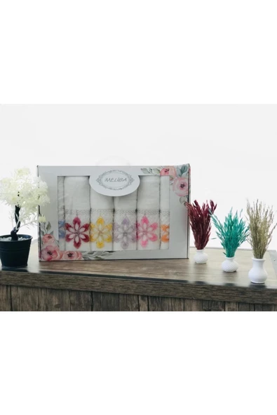 ZemZem Tekstil Colorful Flower 6 `lı Çeyiz Seti