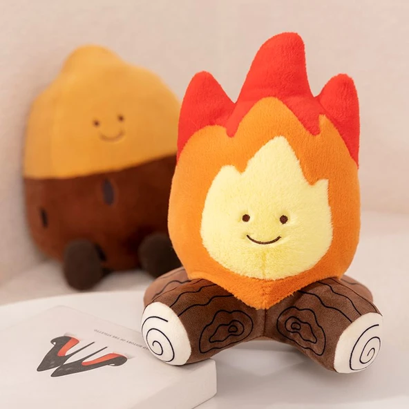 Kış Kamp Ateşi Peluş Oyuncak - Kamp Ateşi - 25cm - 12