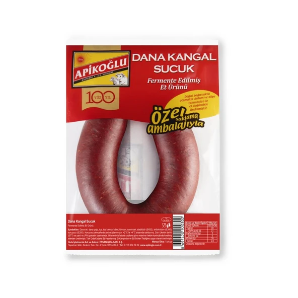 Apikoğlu Sucuk Dana Fermente 280gr 6'lı - 2