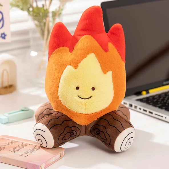 Kış Kamp Ateşi Peluş Oyuncak - Közlenmiş Tatlı Patates - 25cm - 2