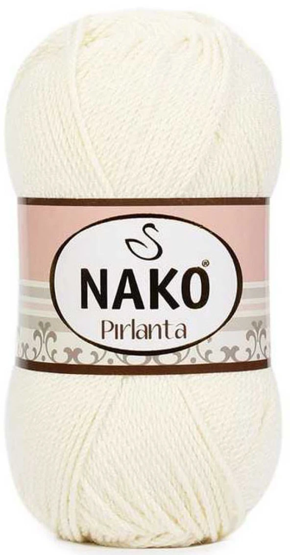 Nako Pırlanta Örgü İpi 300 Ekru