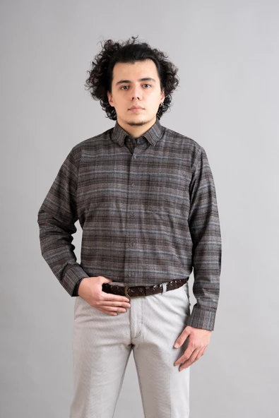 ADVANTE CEPLİ RAHAT KESİM KIŞLIK ERKEK GÖMLEK - Resim 3