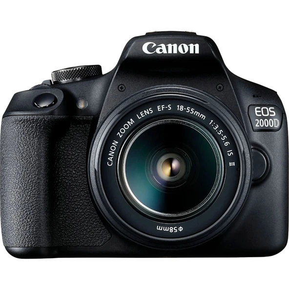 Canon EOS 2000D + 18-55mm IS STM DSLR Fotoğraf Makinesi (Canon Eurasia Garantili)