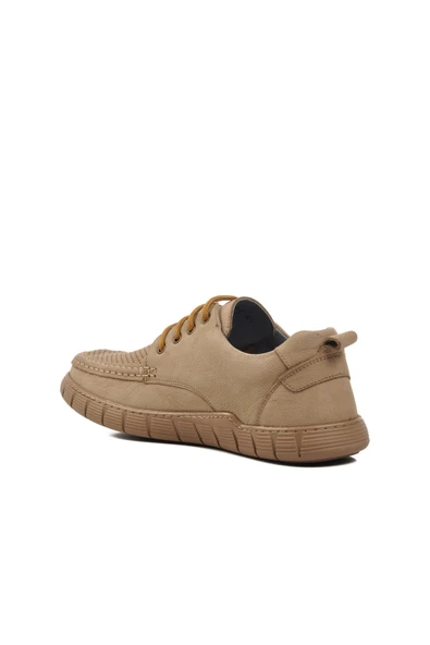 Ayakmod Vizon Nubuk Hakiki Deri Erkek Casual Ayakkabı 995-1 M - 4