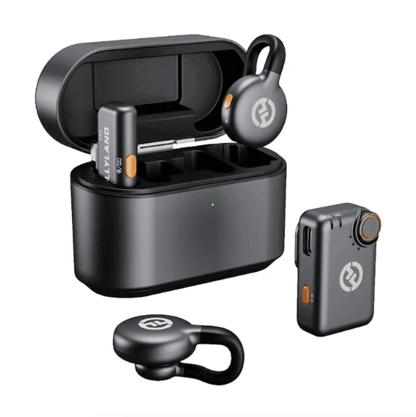 Hollyland Lark M2S Combo İkili Kablosuz Mikrofon Sistemi - Siyah ürün görseli