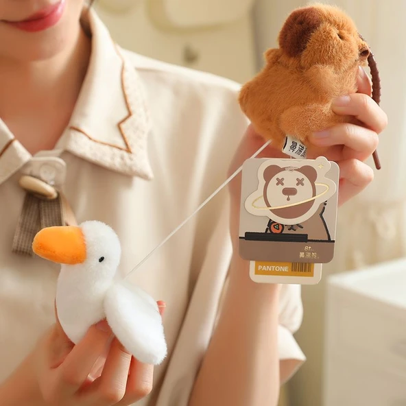 Köpek Yavrusu Kapibara Peluş Oyuncak - 12cm - 10