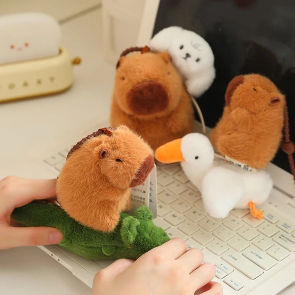 Köpek Yavrusu Kapibara Peluş Oyuncak - 12cm - 12
