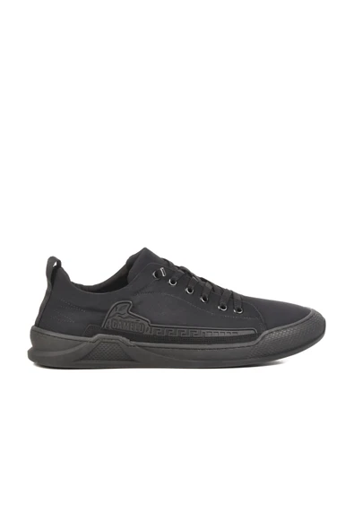 Gamelu Siyah Tekstil Erkek Sneaker Punch M