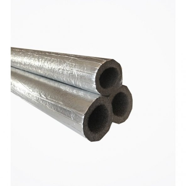 25 mm Alüminyum Folyo Kaplı Polietilen Boru BORU IZOLASYONU 28mm  3/4