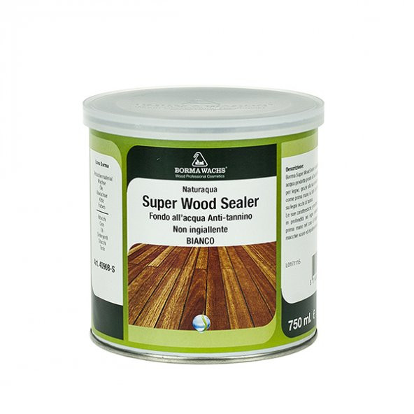 Borma Wachs Super Wood Sealer White - Su Bazlı Beyaz Astar