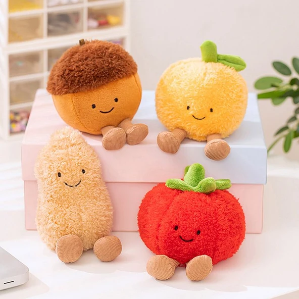 Fıstık Peluş Oyuncak - Fıstık Rengi 12cm - 11