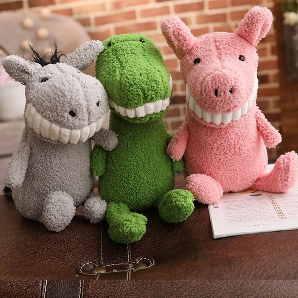 25cm Peluş Oyuncak - Pembe Su Aygırı