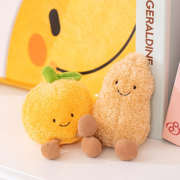 Fıstık Peluş Oyuncak - Fıstık Rengi 12cm - 2