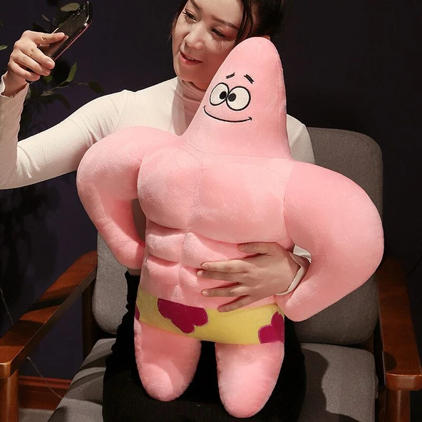 Kaslı Patrick Yıldız Peluş Oyuncak - 70cm - 5
