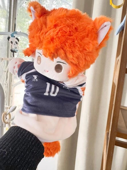 Haikyuu!! Kei Tsukishima Peluş El Kuklası Bebek - 25cm - 5
