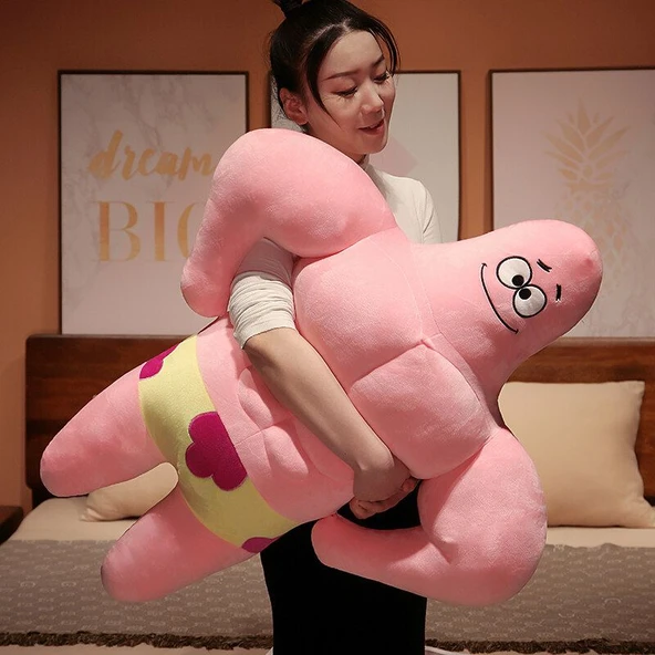 Kaslı Patrick Yıldız Peluş Oyuncak - 70cm - 8
