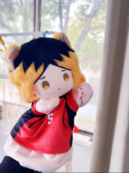 Haikyuu!! Kei Tsukishima Peluş El Kuklası Bebek - 25cm - 11