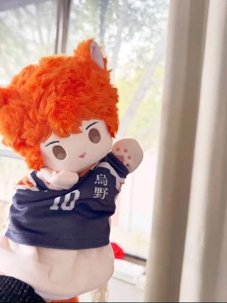 Haikyuu!! Kei Tsukishima Peluş El Kuklası Bebek - 25cm - 3
