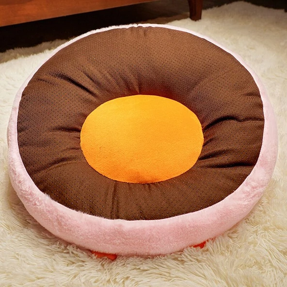 Büyük Kaz Peluş Çocuk Koltuğu - Pembe - Küçük Boy - 9