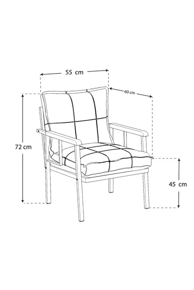 Modern Serisi Bahçe Takımı, Bahçe Mobilyası, Metal Koltuk Takımı - 3+1+1 Sehpalı - Beyaz Koyu Gri - 7