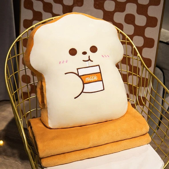 Tost El Isıtıcı Yastık 3'ü 1 Arada - Tost Süt-1, 32*30cm