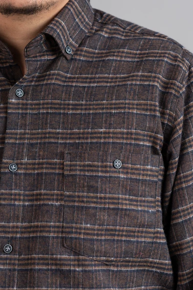 ADVANTE ÇİFT CEP RAHAT KESİM KIŞLIK ERKEK GÖMLEK - 8