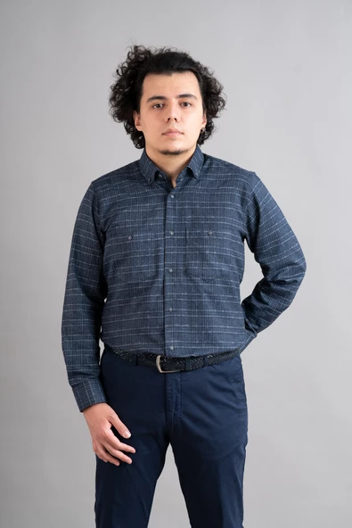 ADVANTE ÇİFT CEP RAHAT KESİM KIŞLIK ERKEK GÖMLEK