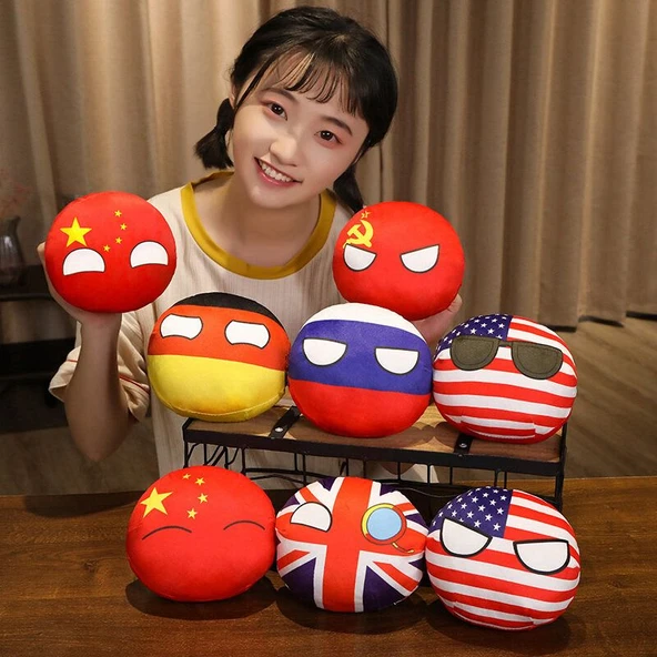 Polandball Zıplayan Top - ABD Güneş Gözlüklü - Standart Şarjlı (Data Kablolu) - 3