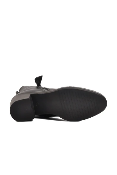 Ayakmod Siyah Cilt  Kadın Bot 224547 Z - 5