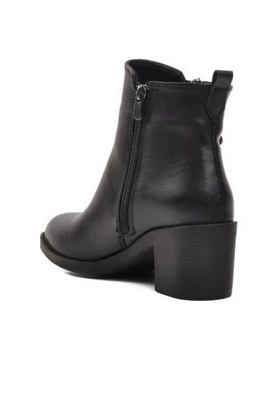 Ayakmod Siyah Cilt  Kadın Bot 224547 Z - 4