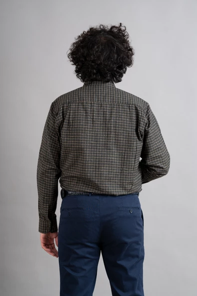 ADVANTE CEPLİ RAHAT KESİM KIŞLIK ERKEK GÖMLEK - Resim 4