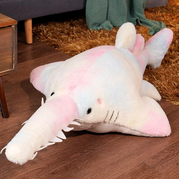 Peluş Köpek Balığı Oyuncak - Çok Renkli - 55cm