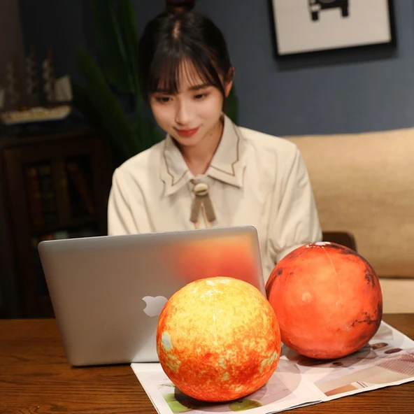 Güneş Sistemi Gezegenler Peluş Oyuncak - Merkür 27cm - Resim 6