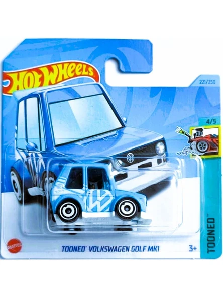 HOT WHEELS Tooned Volkswagen Golf MK1 (TH Treasure Hunt)