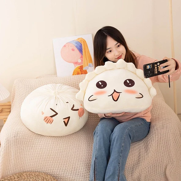 Sevimli Mantı Yastık - Mengmeng Shuijiao - 30cm - 11