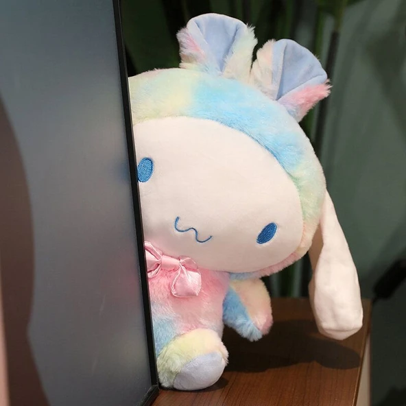 Tavşan Kostümlü Cinnamoroll Peluş Oyuncak - Yugui Köpek 55cm - 8