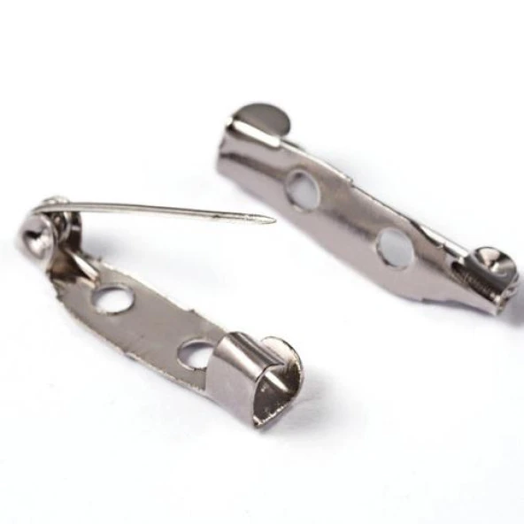 Metal Broş İğnesi Delikli ( 2 Cm ) 10 Adet