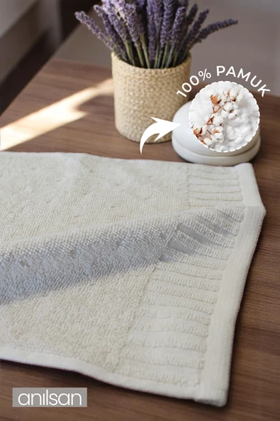 10'lu Mini Havlu - 30x30 cm, %100 Pamuk,El, Yüz Havlusu 45GR