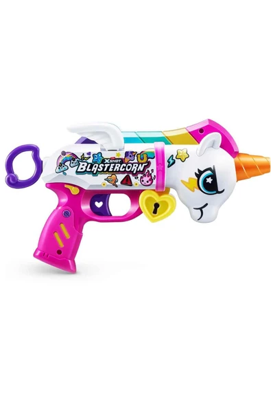 Blastercorn 16 Mermili Sünger Dart Atan Silah 30 cm: Bu Unicorn'u Kızdırmak İstemezsin! - 4