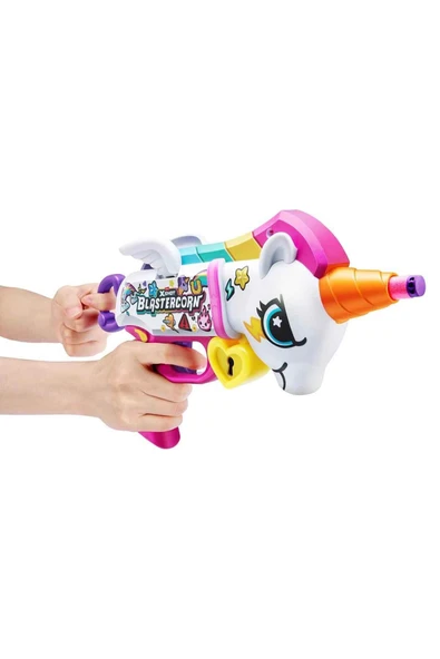 Blastercorn 16 Mermili Sünger Dart Atan Silah 30 cm: Bu Unicorn'u Kızdırmak İstemezsin! - 2