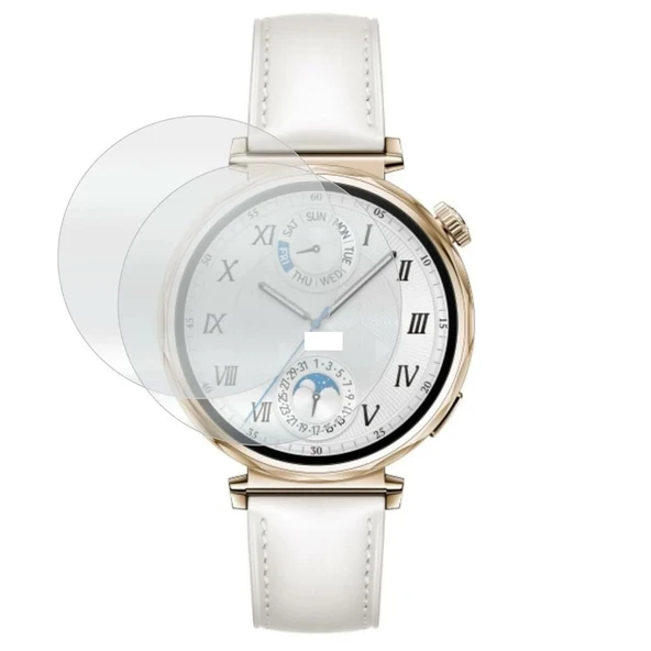 Huawei Watch GT 5 41MM Uyumlu 3 Adet Şeffaf Ultra koruyucu Nano Jelatin ürün görseli