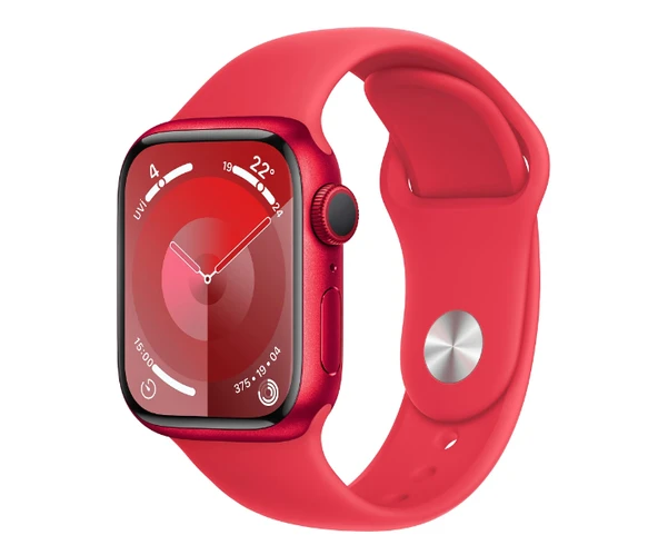 APPLE Watch Series 9 GPS MRXH3TU/A 41 mm PRODUCT(RED) Alüminyum Kasa ve (PRODUCT)RED Spor Kordon - M/L (Apple Türkiye)