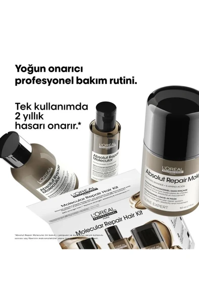 Loreal Professionnel Absolut Repair Molecular Repair Mini Set 100+75+50 ML - 2