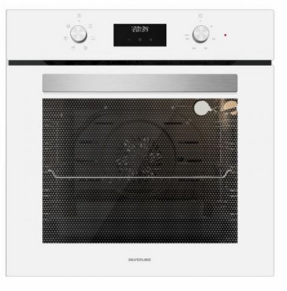 Silverline Beyaz Cam Ankastre Set 3457 - CS5335W01 - BO6502W02 - Resim 2