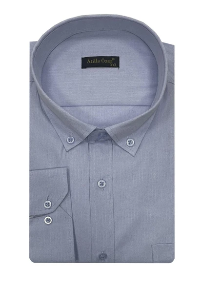 Atilla Özer Büyük Beden Klasik Erkek Gömlek 7328