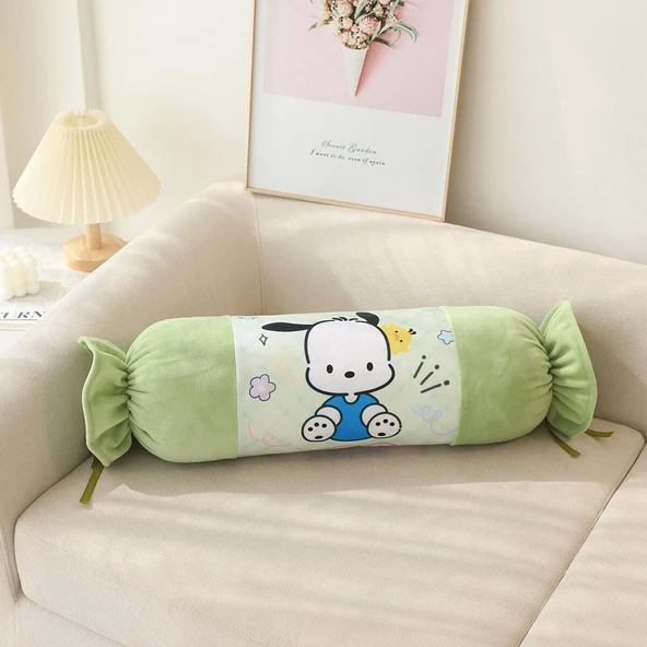 Şeker Yastık Peluş Oyuncak - Yeşil - 70cm