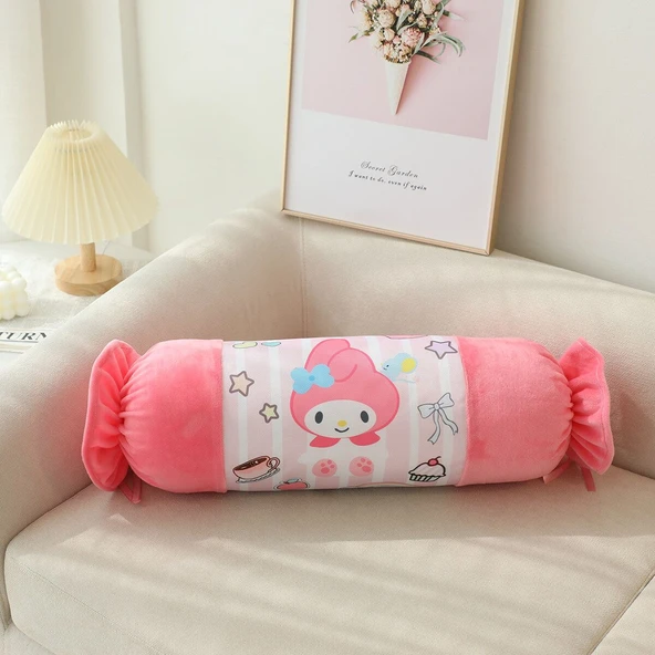 Şeker Yastık Peluş Oyuncak - Sarı - 70cm - 7