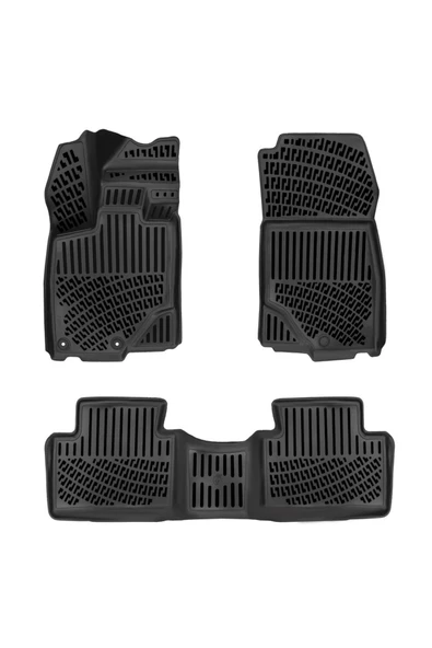 Rizline Opel Grandland EV Elektrikli  2025 ve Sonrası 3D Havuzlu Paspas Siyah - Resim 2