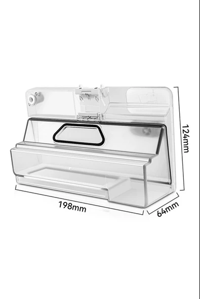 Xiaomi Mi Robot Vacuum mop Essential Uyumlu Su Tankı Toz Haznesi - 4